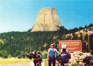 A side trip in August, 1975 outside of Sturgis